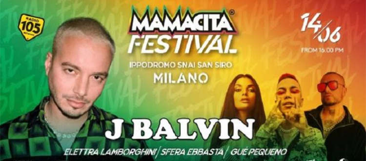 Mamacita Festival J Balvin Milano Summer Festival