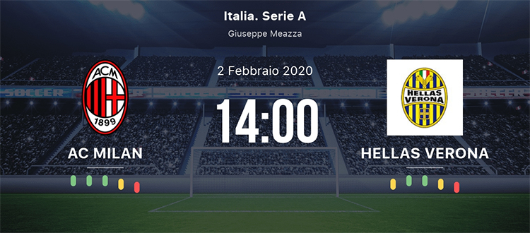 Milan Hellas Verona 2 Febbraio 2020